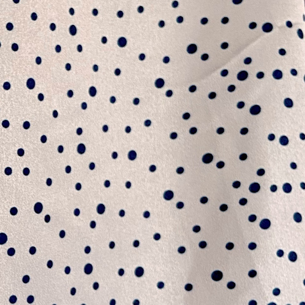 🤍🩵2 FOR $15🩵🤍 Polka dot rose gold blouse​​​ - Picture 6 of 6